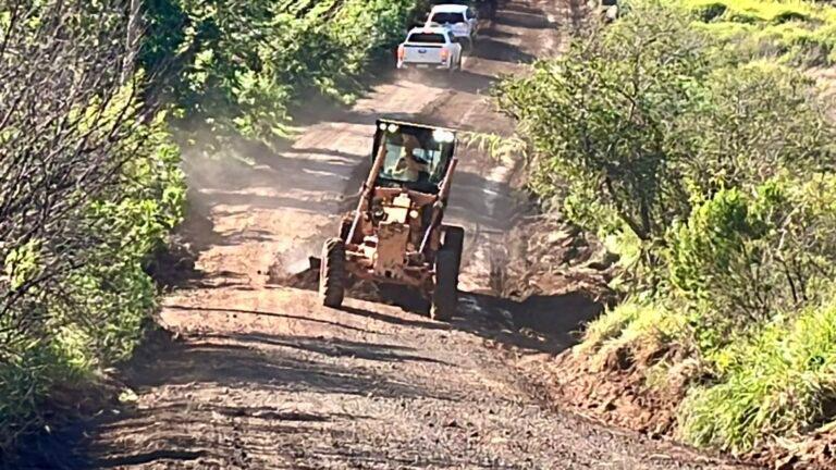 Xanxerê intensifica recuperação de estradas no interior