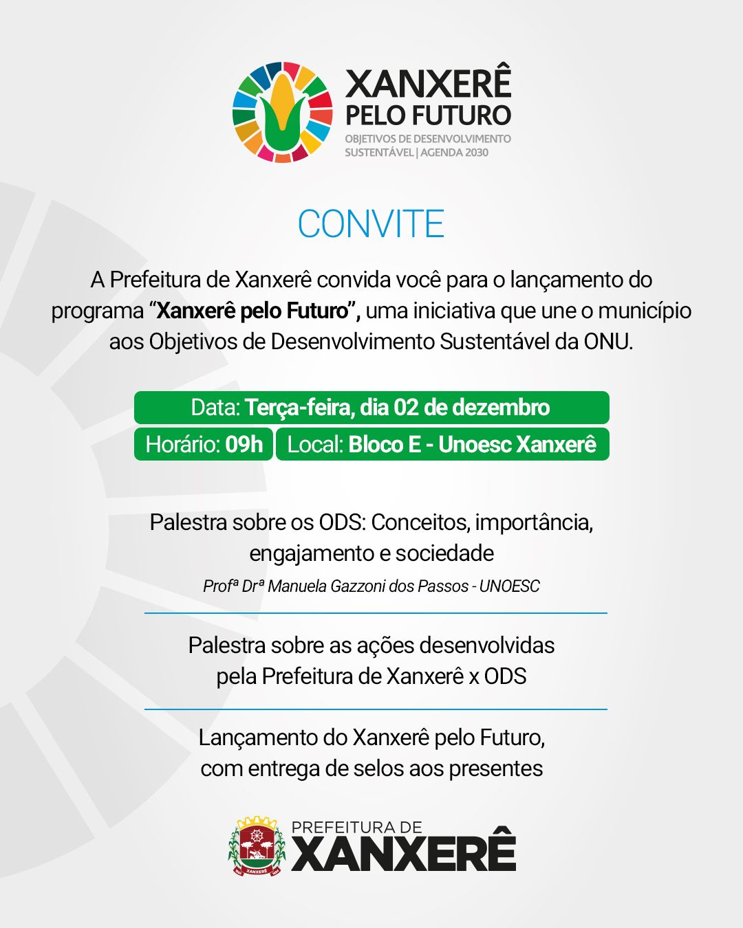 Lançamento do Programa “Xanxerê Pelo Futuro”