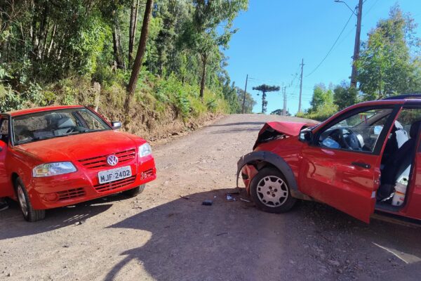 Cinco feridos colisao Irani mobilizou bombeiros voluntários e levou todas as vítimas ao hospital.