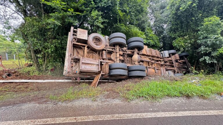 acidente caminhao sc-154 ipumirim