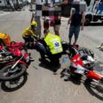 Colisão entre motos deixa dois entregadores feridos em Xanxerê