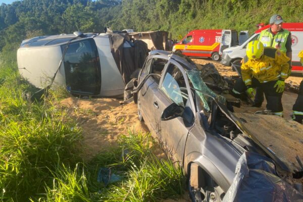 Grave acidente na BR-282 deixa duas mortes em Xaxim