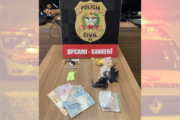 Tráfico de drogas envolve adultos e adolescentes em Xanxerê