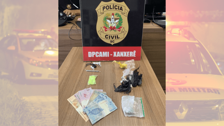 Tráfico de drogas envolve adultos e adolescentes em Xanxerê
