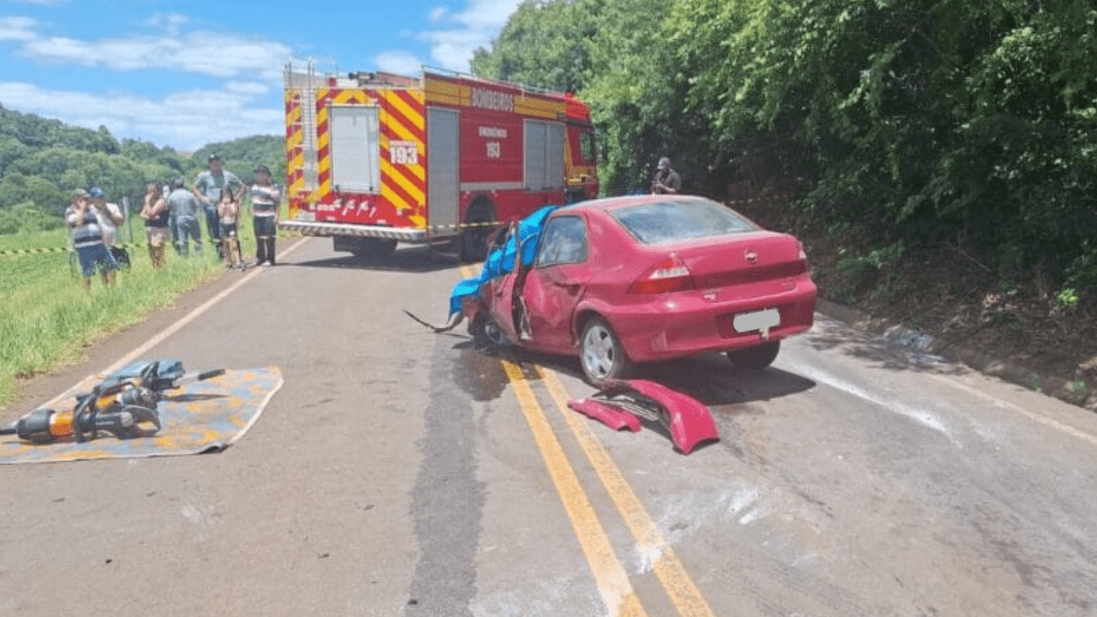 Acidente com três veículos mata idoso de 78 anos em Galvão