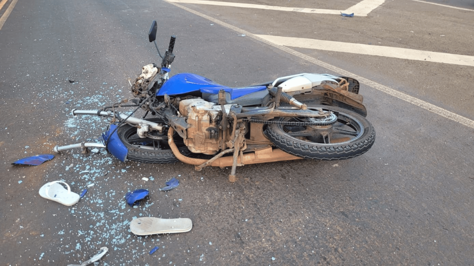 Colisão na SC-480 em Chapecó deixa motociclista morto