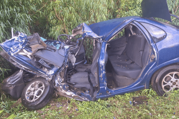 Acidente fatal na SC-154 mata mãe e dois filhos em Passos Maia