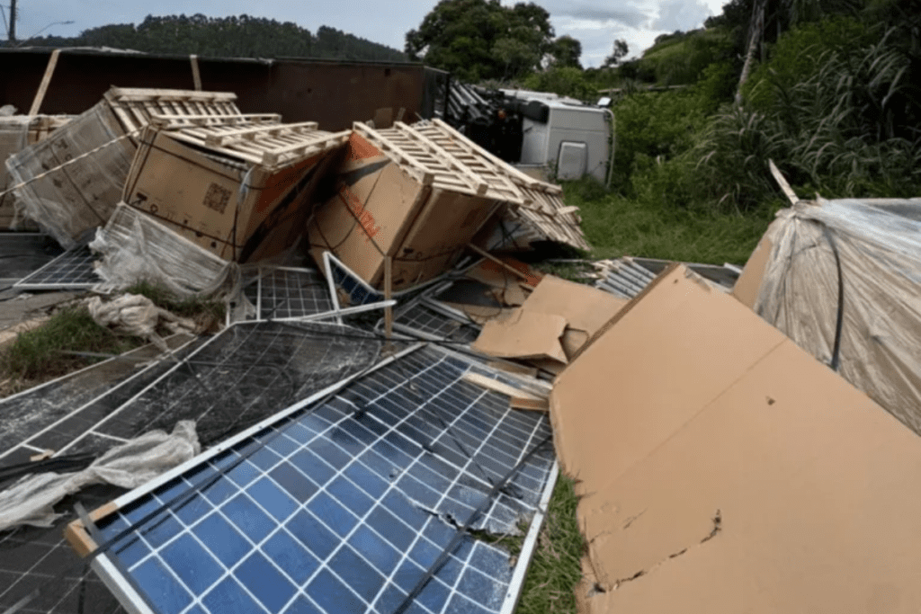 Acidente com caminhão na SC-155 mata Ex-vereador de Vargeão Volnei Lando.