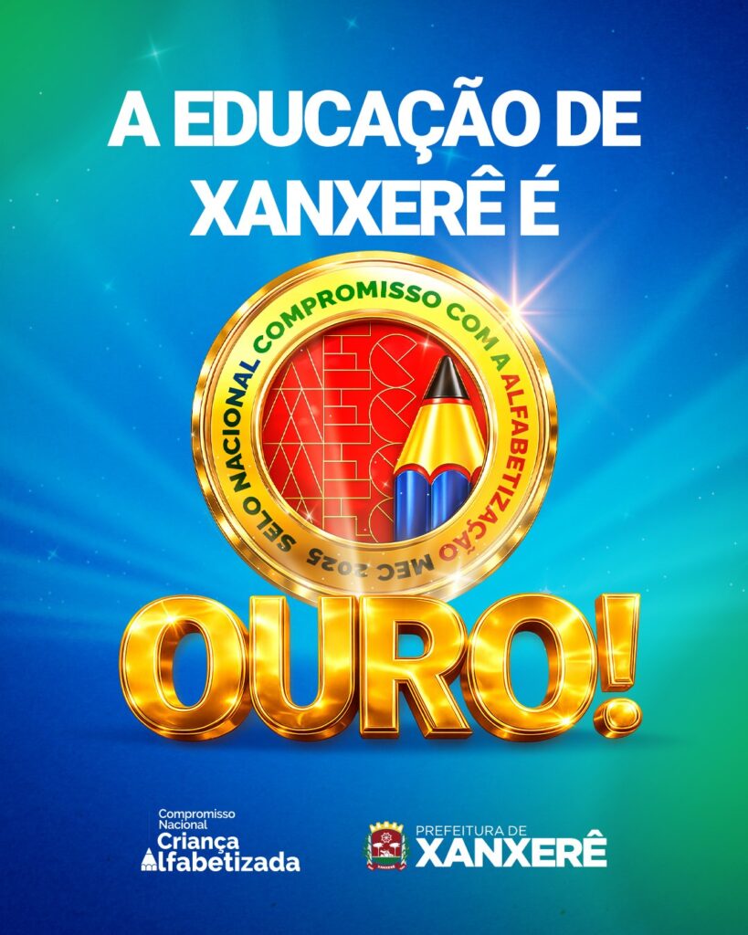Xanxerê conquista Selo Ouro de Alfabetização novamente