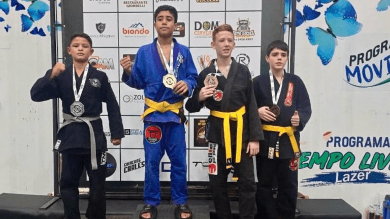 Atletas de Xanxerê se destacam no primeiro torneio de Jiu-Jitsu de 2026