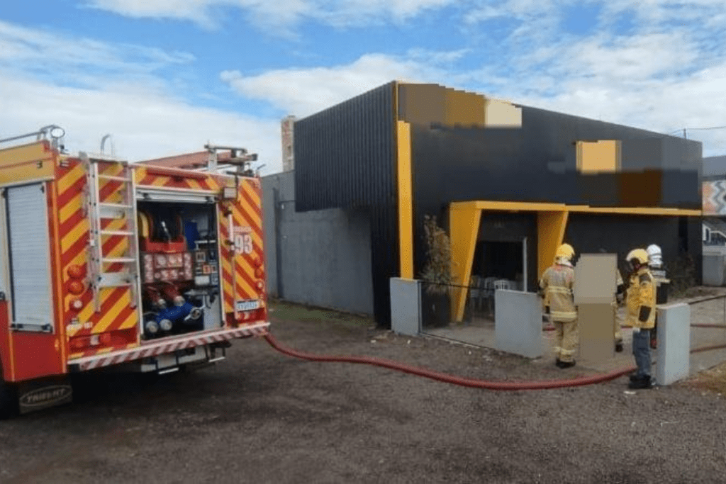 Incêndio em casa de shows é controlado no Centro de Xanxerê