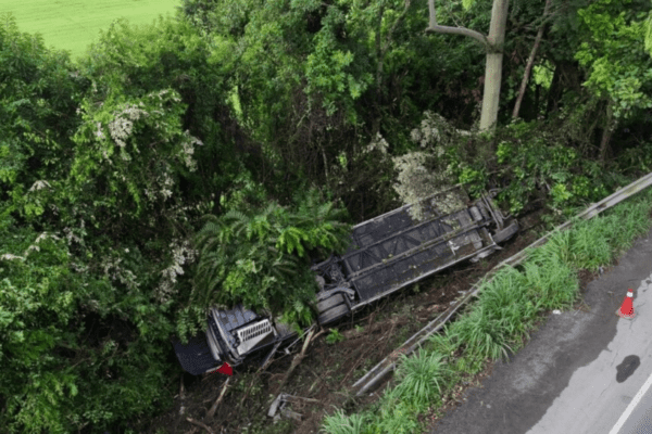 Acidente ônibus BR-470 SC deixa quatro mortos após saída de pista e queda em ribanceira em Agronômica