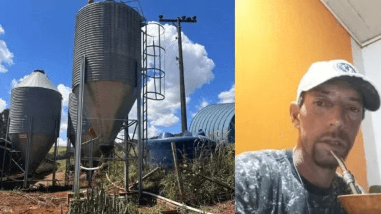 Homem morre após descarga elétrica durante serviço em silo em Ouro Verde