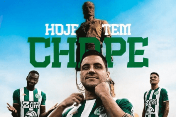 Imagem divulgação do time Chapecoense informando que "Hoje tem Jogo"