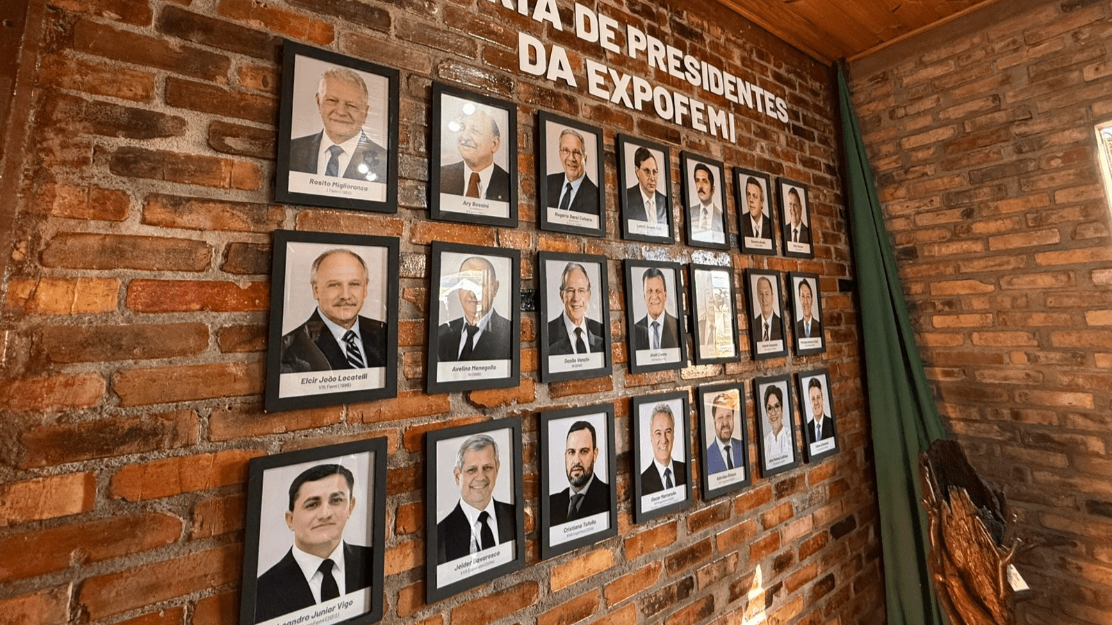 ExpoFemi eterniza ex-presidentes em galeria histórica no Museu do Milho