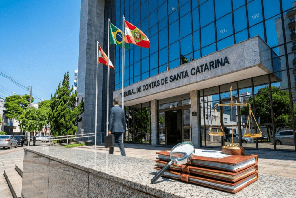 Fachada do Tribunal de Contas de Santa Catarina (TCE-SC)