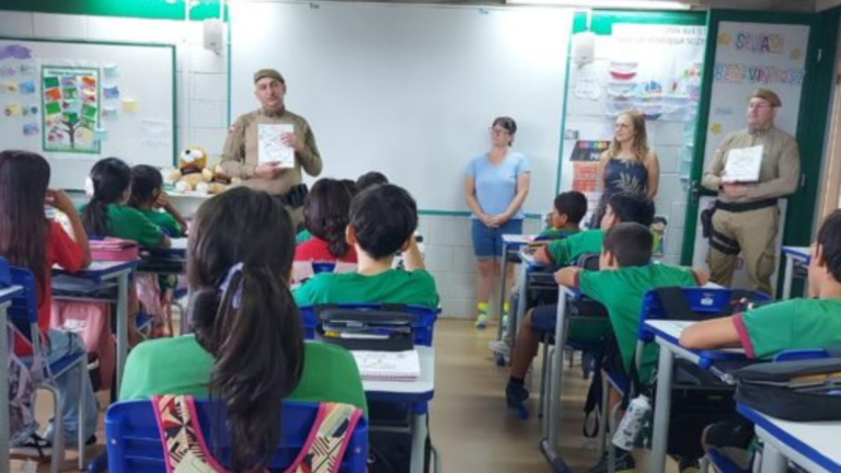 Mais de 200 alunos participarão das aulas do Proerd em Xanxerê