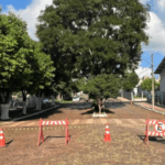 Rua Anita Garibaldi no bairro Tonial em Xanxerê que passa por estudo para ser fechada para segurança dos alunos do EMEB Pequeno Príncipe