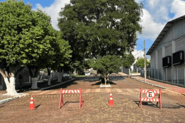 Rua Anita Garibaldi no bairro Tonial em Xanxerê que passa por estudo para ser fechada para segurança dos alunos do EMEB Pequeno Príncipe