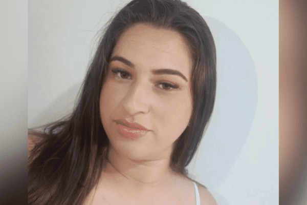 Foto de rosto de Jamily que foi morta em Canoinhas.