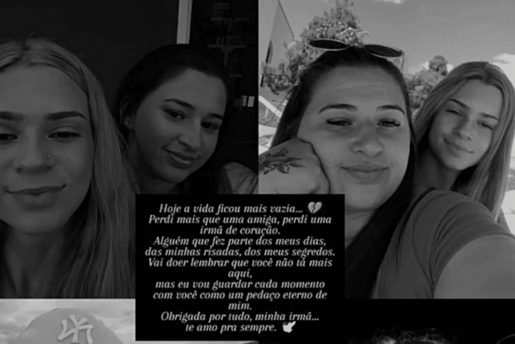 Mensagem de pesar publicada em redes sociais após a morte de mulher em Canoinhas por homem que incendiou a casa, também.