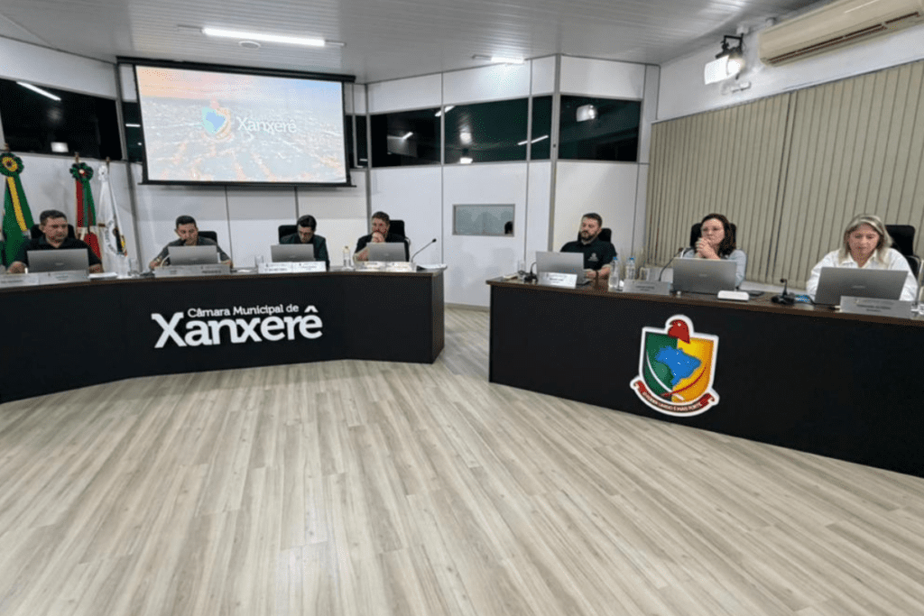 Vereadores na Câmara Municipal de Xanxerê
