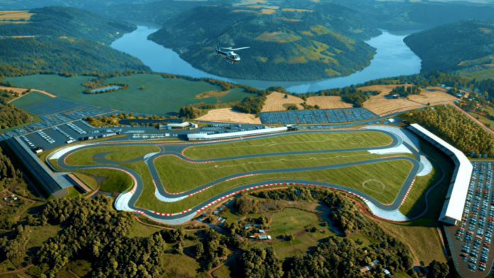 Imagem gerada por IA de como será o Autódromo Internacional Márcio Vaccaro