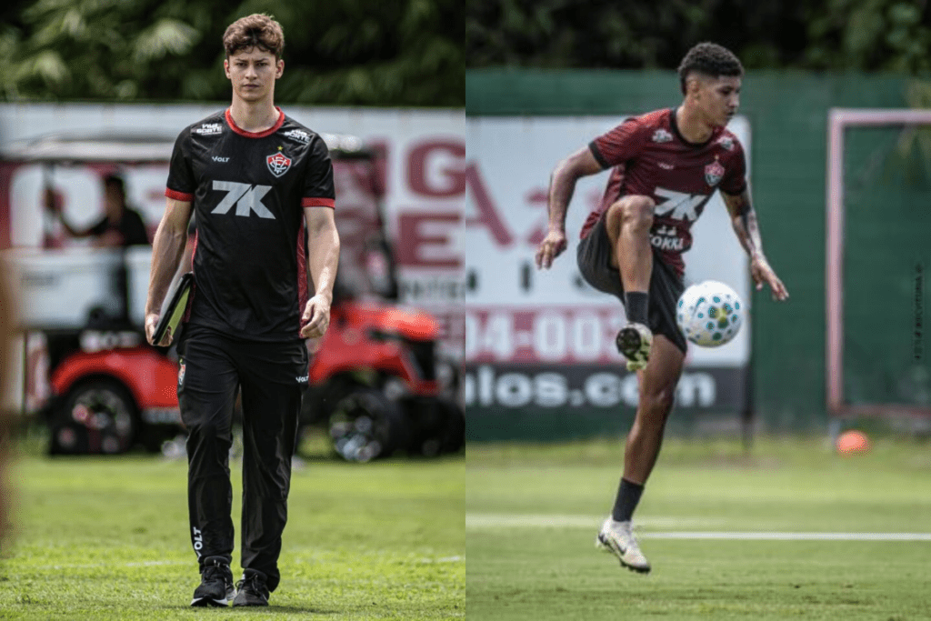 Elencos de Chapecoense e Vitória realizam treino preparatório antes de duelo pelo Brasileirão Série A