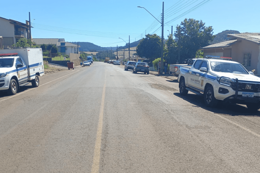 Rua de Passos Maia onde foram mortas mãe e filha.