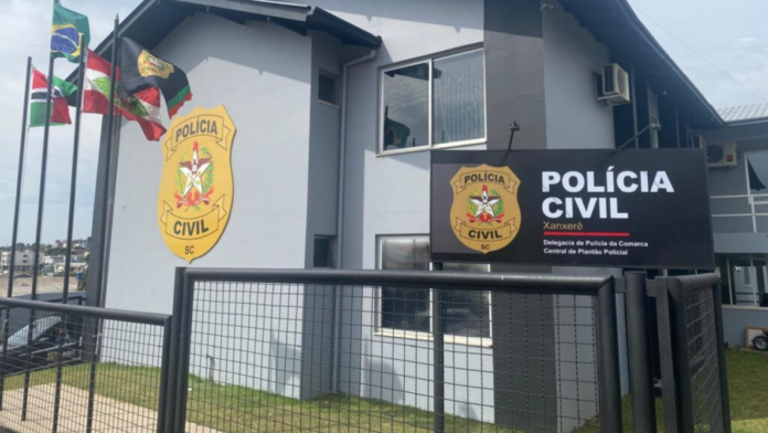 Fachada do prédio da Polícia Civil de Xanxerê