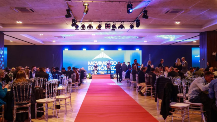 Evento lotado na Casa do Chef em XZanxerê na premiação do Movimento Econômico