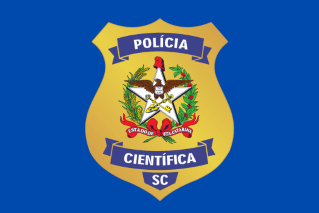 Logo da Polícia Científica de Santa Catarina